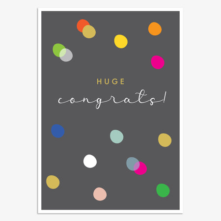 Card Congratulations Dots