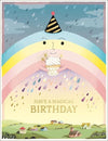 Card Rainbow Birthday