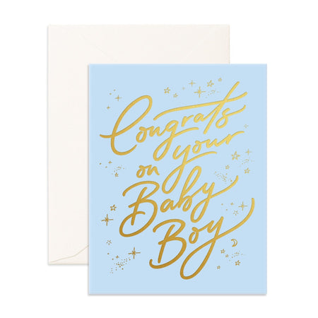 Card Baby Shower Kraft