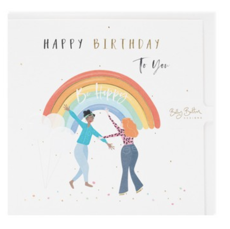 Card Be Happy BD Rainbow