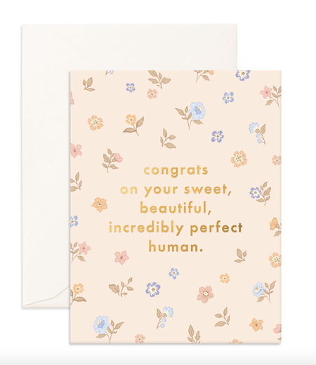 Card Congrats Tiny Human