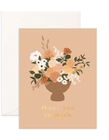 Card Succulent Thank You