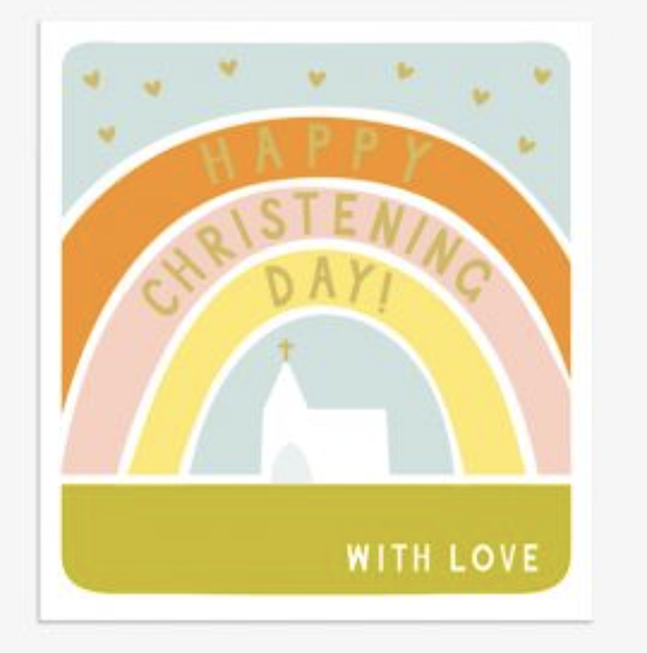 Card Happy Christening day