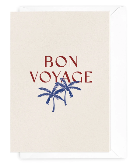 Card Bon Voyage