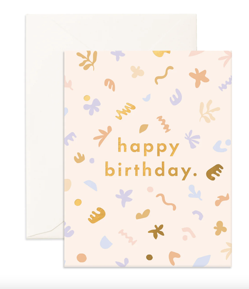 Card Happy Birthday Fresco