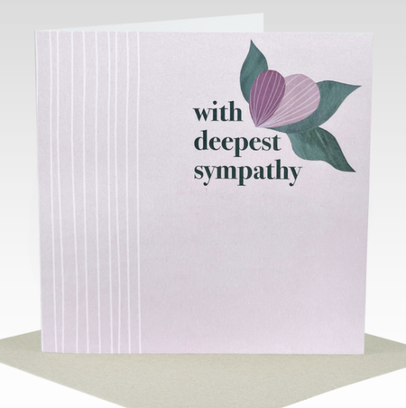 Card Deepest Sympathy Bouquet