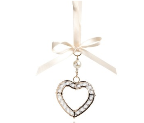 Wedding Charm Crystal Heart