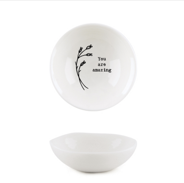 Porcelain Wobbly Bowl Small