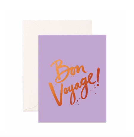 Card Bon Voyage Presents