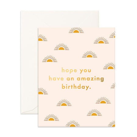 Card Peach Cake Birthday