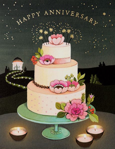 Card Anniversary Cake