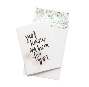Card Sending A Paper Hug