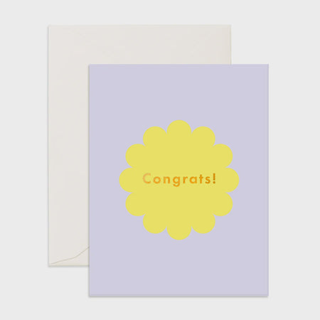 Card Congratulations Wiggle Vase