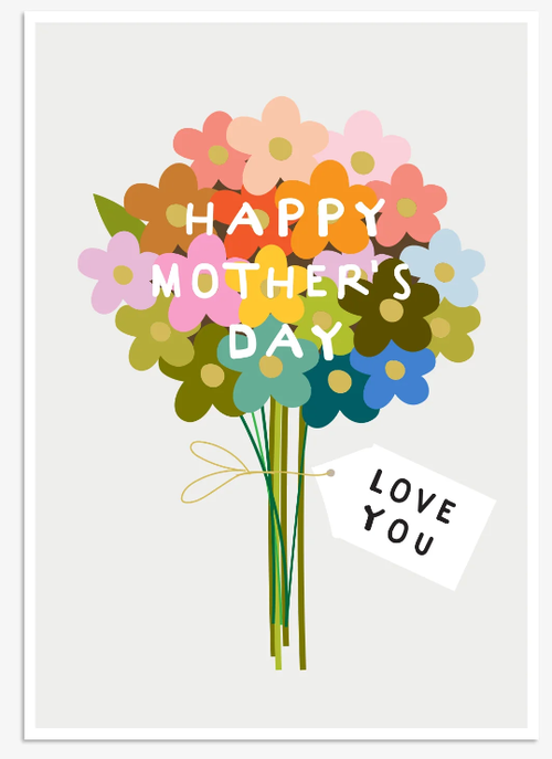 Card Mother's Day Bouquet
