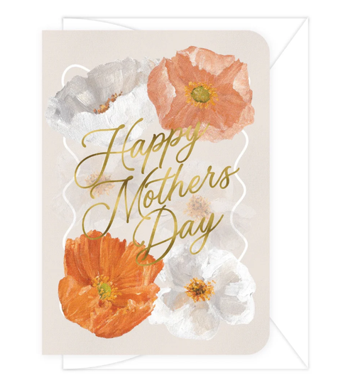 Card Happy Mother's Day Poppies