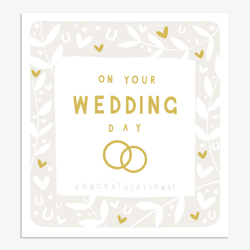 Card On Your Wedding Day Congratulations