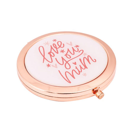 Compact Mirror Floral