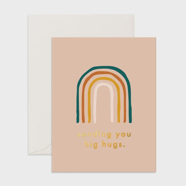 Card Big Hugs Rainbow