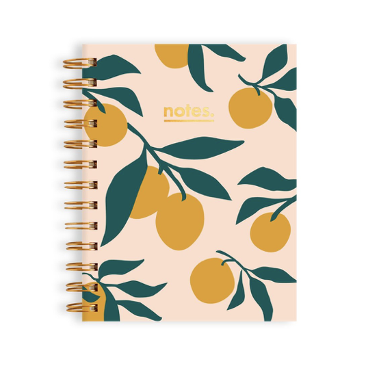 Spiral Notebook Mini Lemons