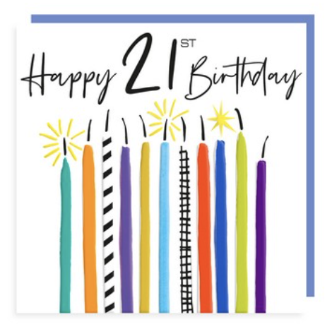 Card 21 Candles