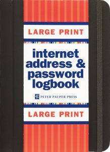 Internet Log Book Large Print