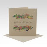 Card Floral Get Well