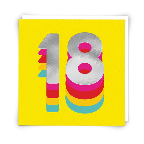 Card 18 Rainbow Yellow
