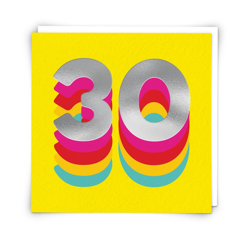 Card 30 Rainbow Yellow