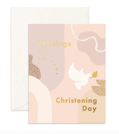 Card Christening Still Life