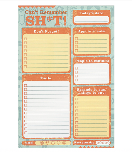 Notepad DL Magnet Shopping List