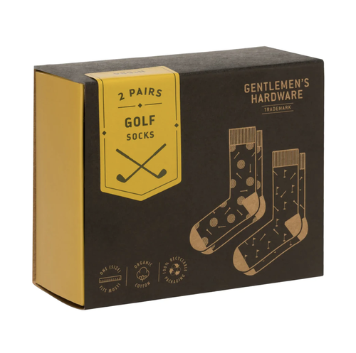 Golf Socks Set/2 Boxed