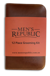 Men's Grooming Kit - 12 Pieces in Zipper Bag