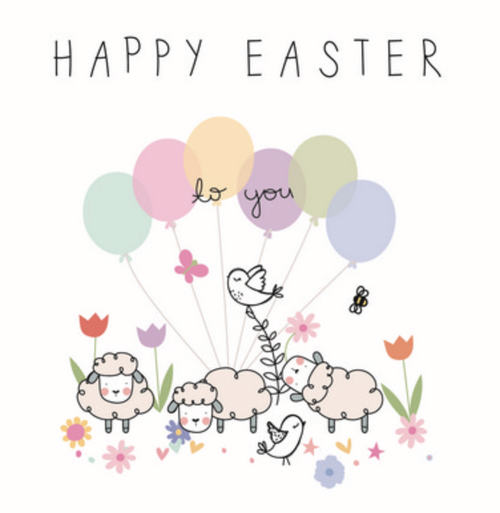 Card Easter- Lambs