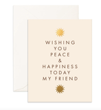 Card Peace & Happiness