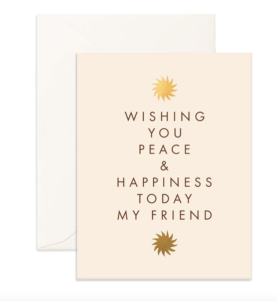 Card Peace & Happiness