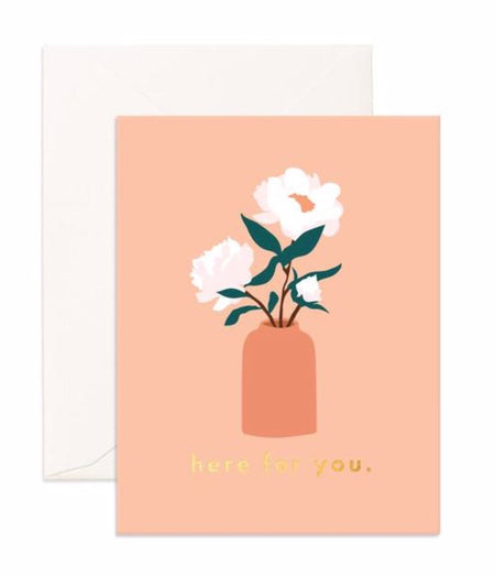 Card Spotty Flower Pot