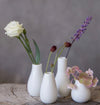 Mini Vases Set Of 4  White