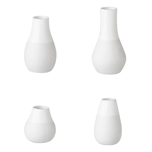 Mini Vases Set Of 4  White