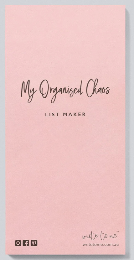 List Maker Pad My Organised Chaos