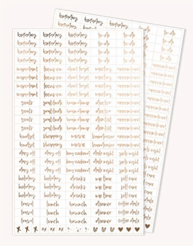 Word Stickers Set/2