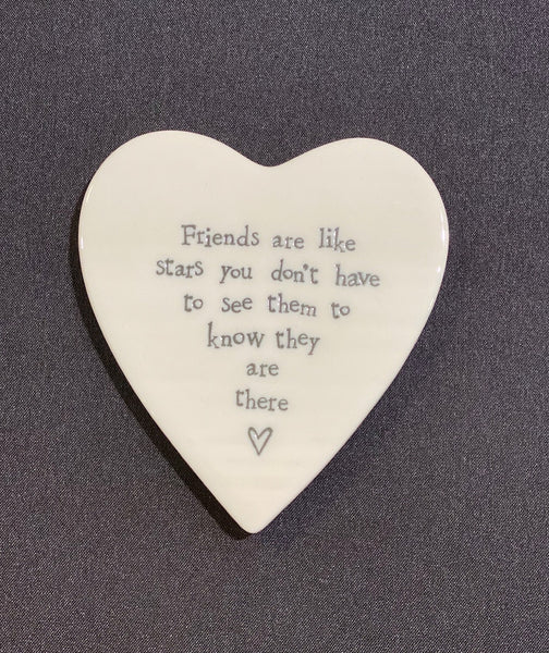 Porcelain Heart Coaster