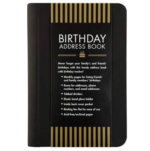 Address Birthday Book Small