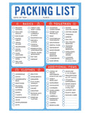Notepad Packing List
