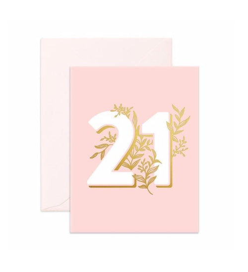 Card 21 Floral