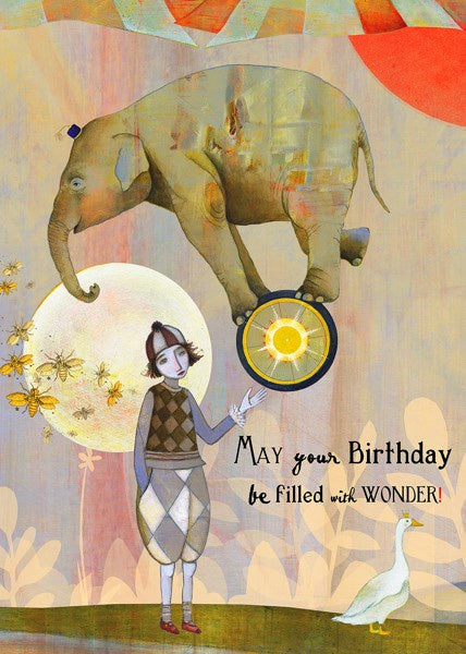 Card Birthday Australiana Kraft