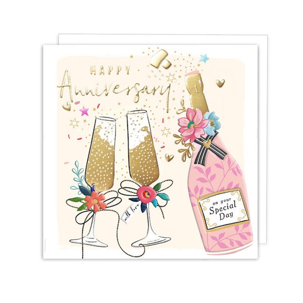 Card Special Day Champagne