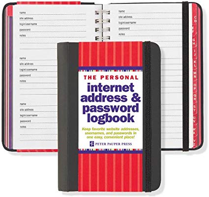 Internet Log Book Personal Size